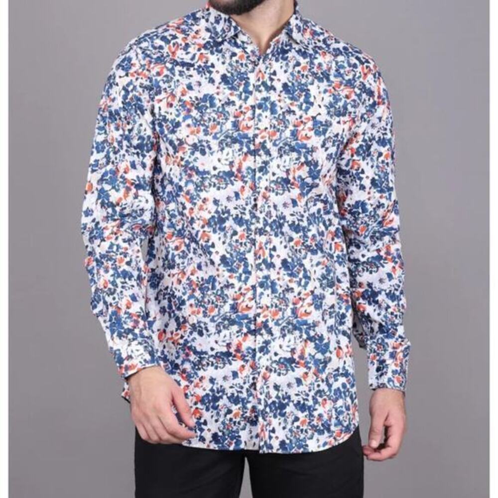 Jack & Jones Premium Men's Slim Shirt -‎ Paprika Color, Size S